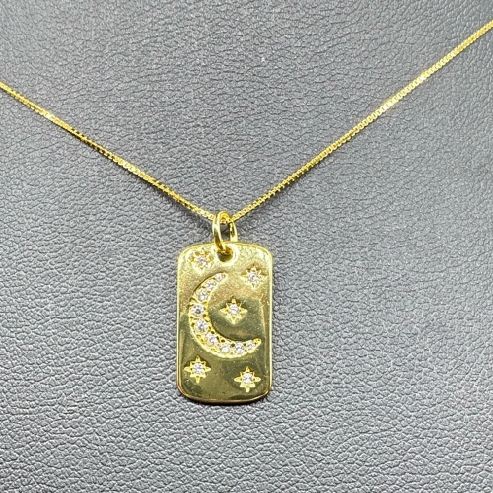 18k Celestial Pendant - Picture 6 of 7